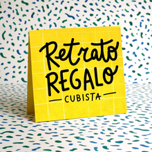 Cargar imagen en el visor de la galería, Retrato regalo Cubista