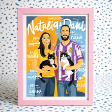 Cargar imagen en el visor de la galería, Retrato regalo Composition