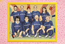 Cargar imagen en el visor de la galería, Retrato ilustrado con texturas