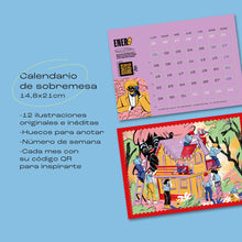 Cargar imagen en el visor de la galería, Pack Calendarios ilustrados 2024 - Sobremesa y A3