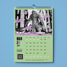 Cargar imagen en el visor de la galería, Calendario ilustrado de pared A3 - 2024