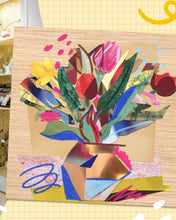 Cargar imagen en el visor de la galería, Taller ilustrado Collage en flor